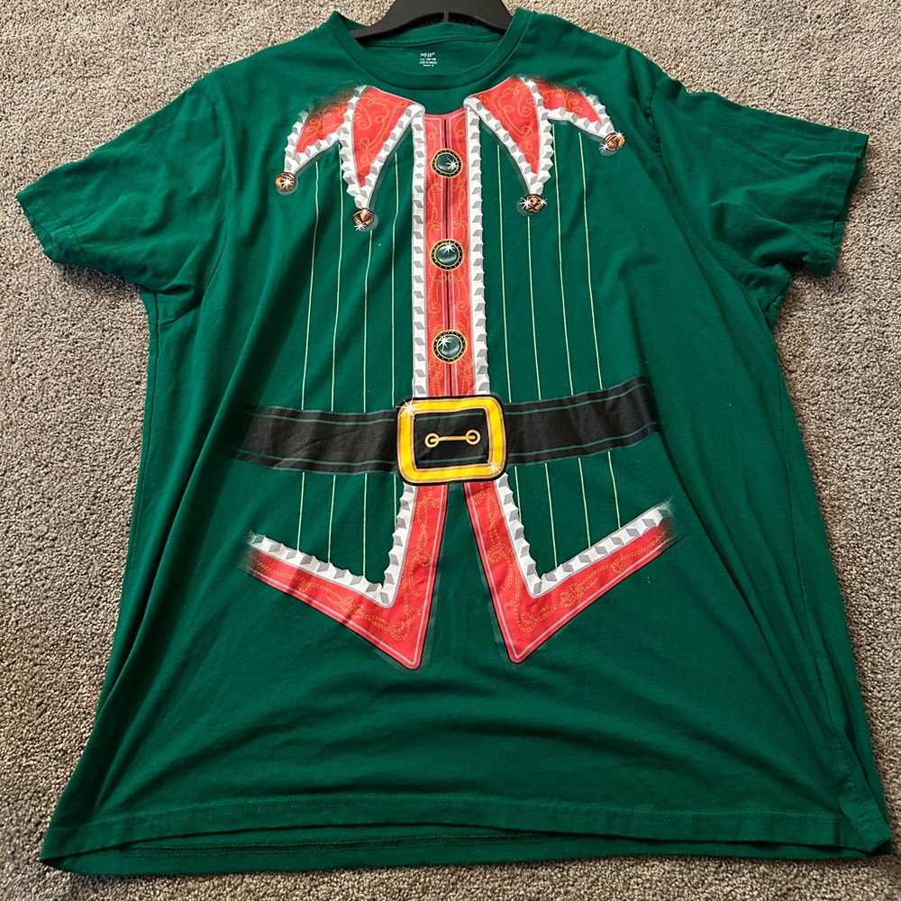 Festive Green Elf T-Shirt